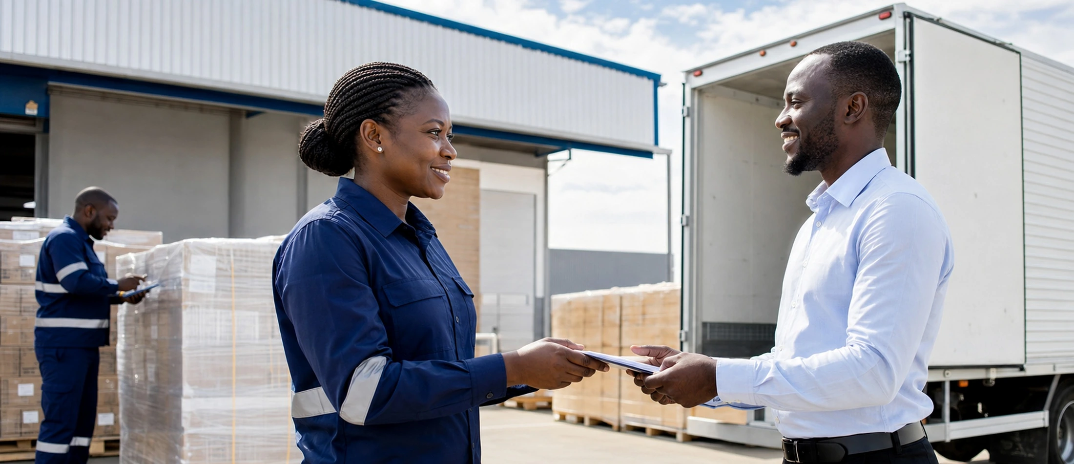 Supply delivery handover